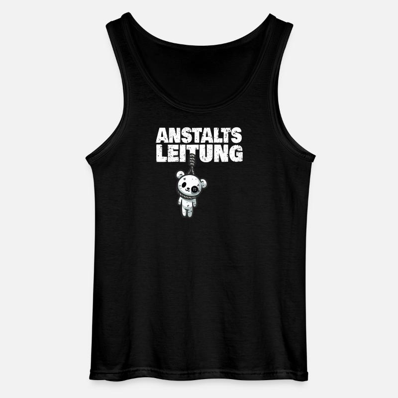 Anstaltsleitung Teddy - Gildan Männer Tank Top - Schwarz