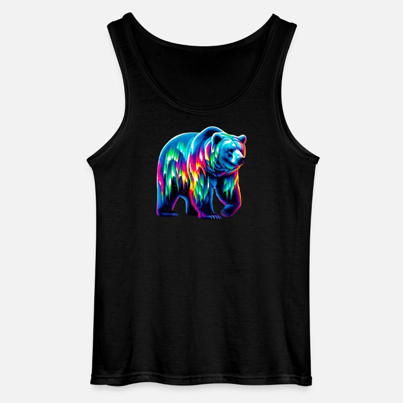 Bär - Gildan Männer Tank Top - Schwarz