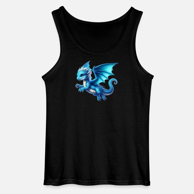 Dragon - Gildan Men’s Tank Top - black