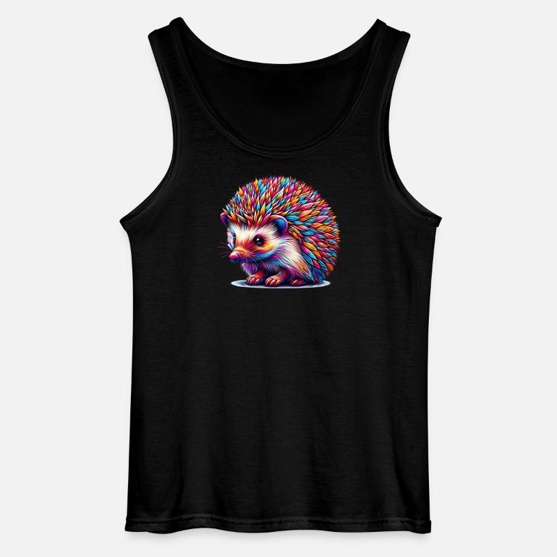 Igel - Gildan Männer Tank Top - Schwarz