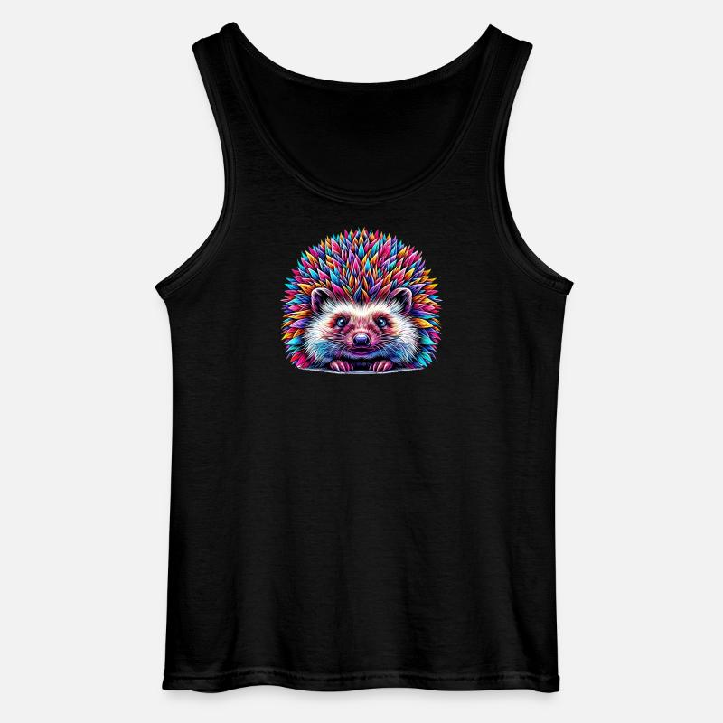 Igel - Gildan Männer Tank Top - Schwarz