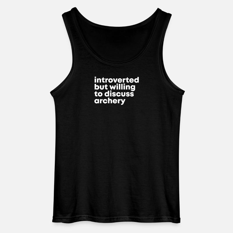 Bogenschießen - Gildan Männer Tank Top - Schwarz