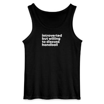 Handball Handball Handball - Gildan Männer Tank Top - Schwarz - Vorne - AI Model Male 185 dark (185cm)