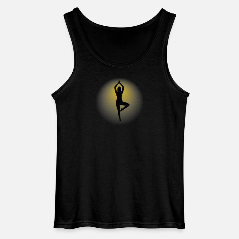Silhouette 1 - Gildan Männer Tank Top - Schwarz