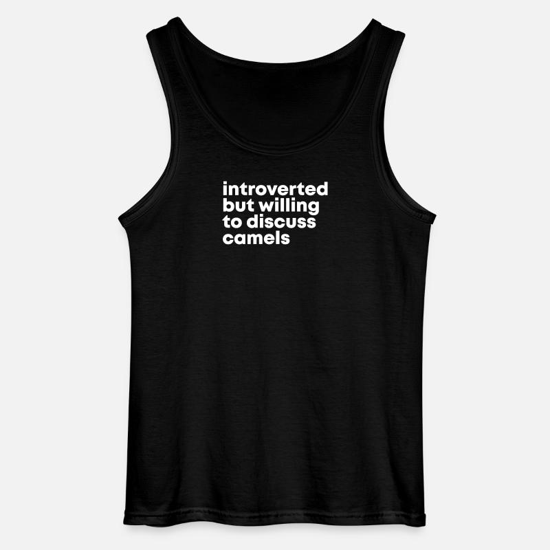 Kamel - Gildan Männer Tank Top - Schwarz