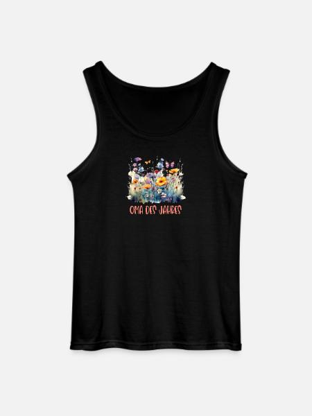 Oma des Jahres! - Gildan Männer Tank Top - Schwarz