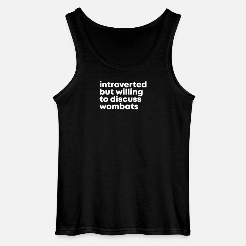 Wombat - Gildan Männer Tank Top - Schwarz