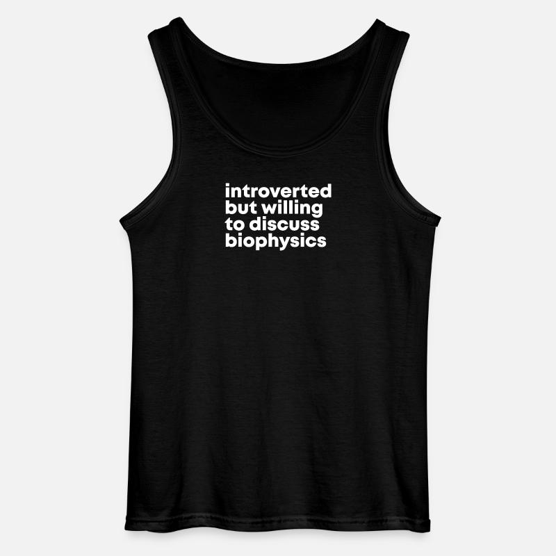 Biophysik - Gildan Männer Tank Top - Schwarz
