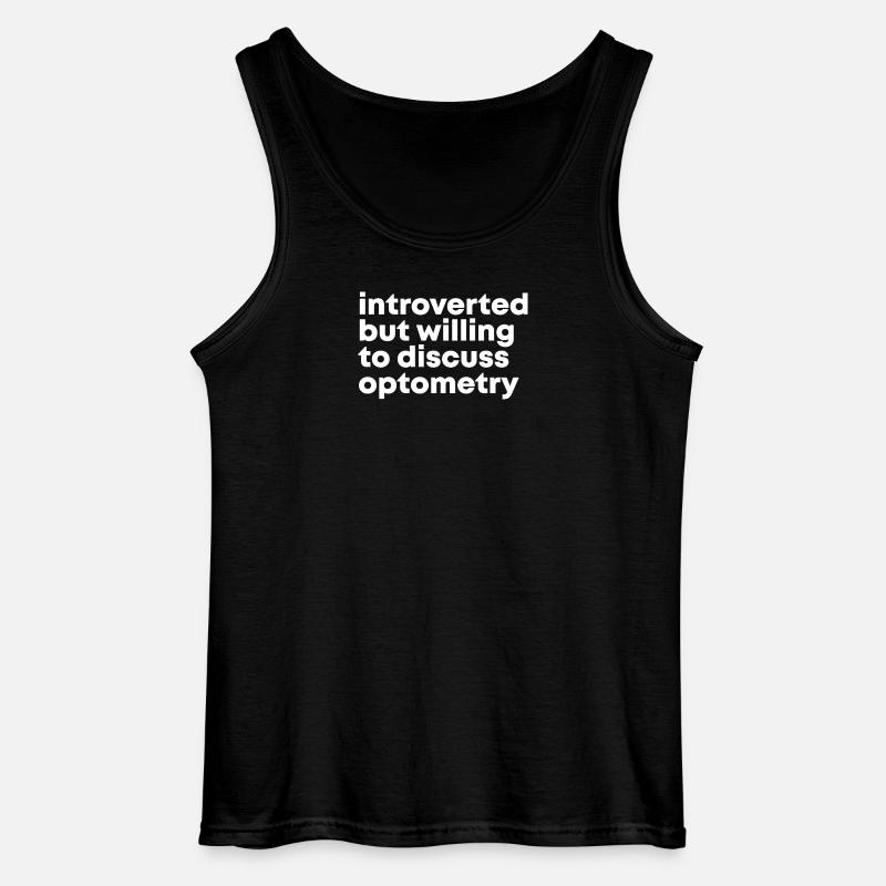 Optometry Optometry Optometry - Gildan Men’s Tank Top - black