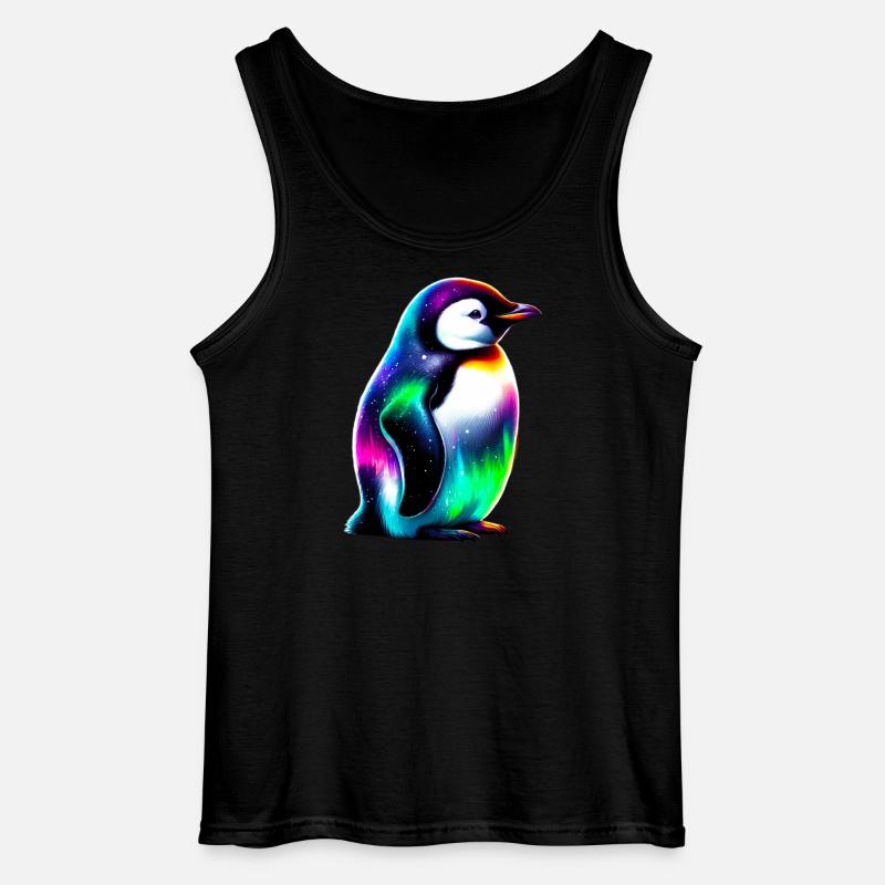 Pinguin - Gildan Männer Tank Top - Schwarz