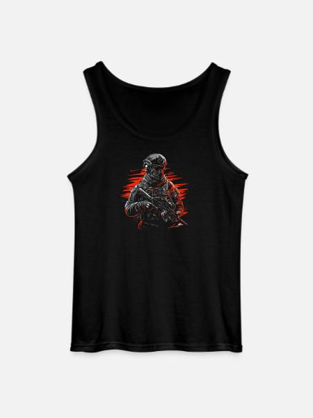 Forces spéciales - Débardeur Gildan Homme - noir