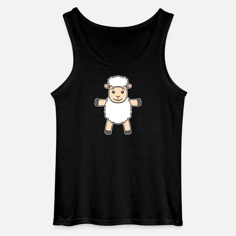 schaf - Gildan Männer Tank Top - Schwarz