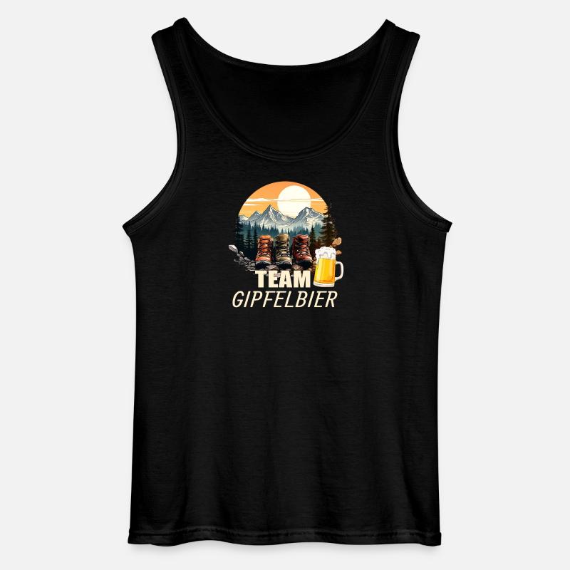 Team Gipfelbier - Gildan Männer Tank Top - Schwarz