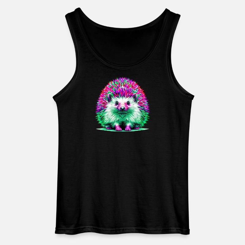 Igel - Gildan Männer Tank Top - Schwarz