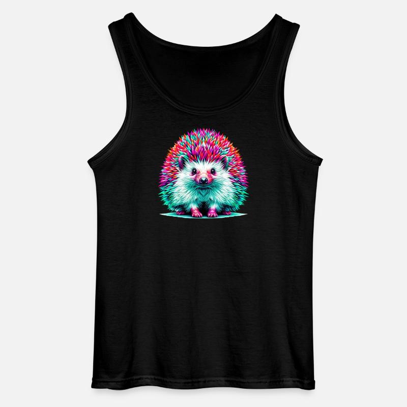 Igel - Gildan Männer Tank Top - Schwarz