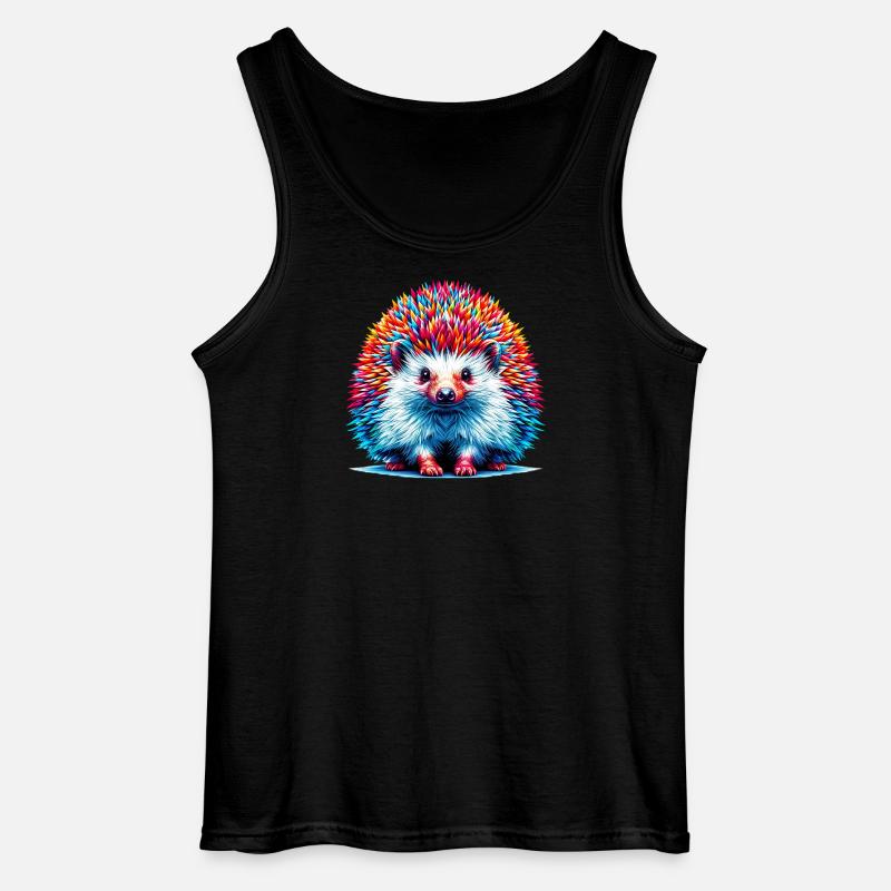 Igel - Gildan Männer Tank Top - Schwarz