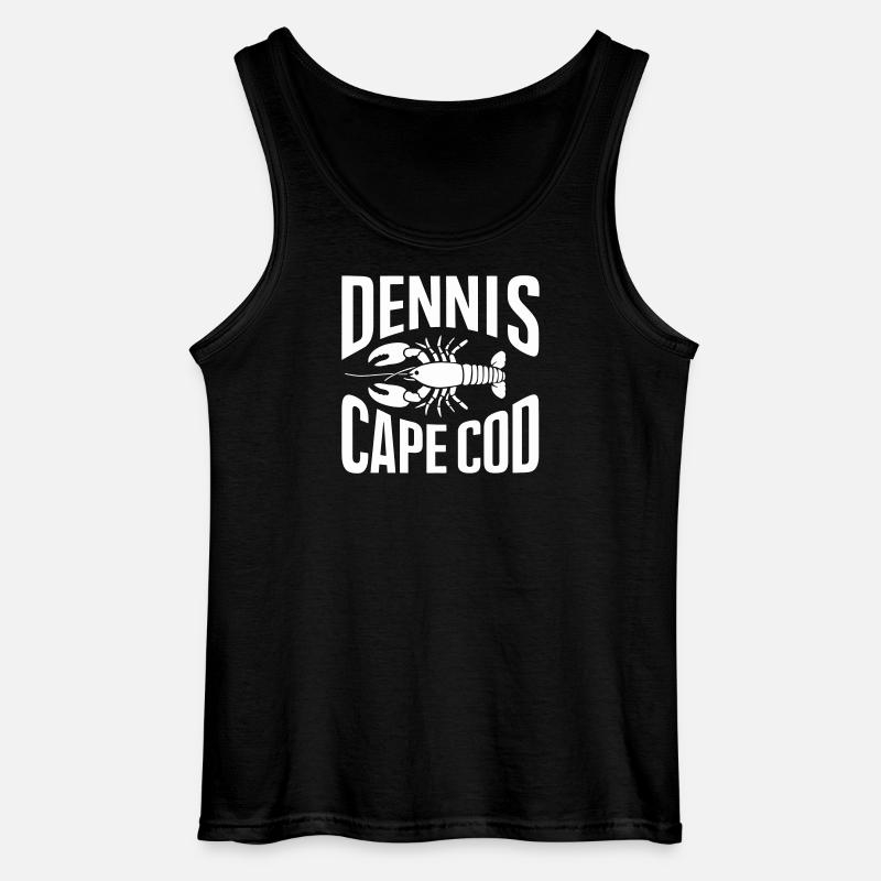 Dennis Cape Cod Hummer - Gildan Männer Tank Top - Schwarz