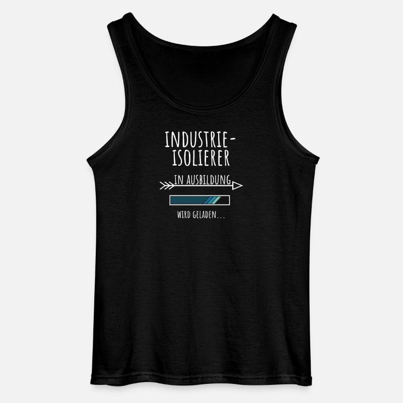Industrie Isolierer Ausbildung Beruf Geschenk - Gildan Männer Tank Top - Schwarz