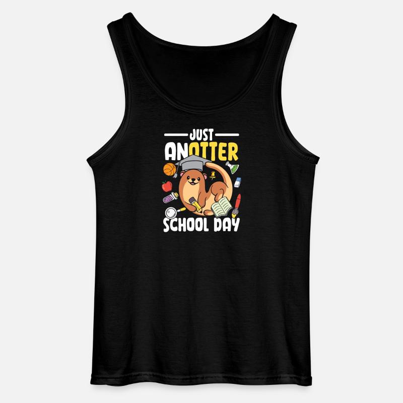 Just anotter school day - Gildan Männer Tank Top - Schwarz