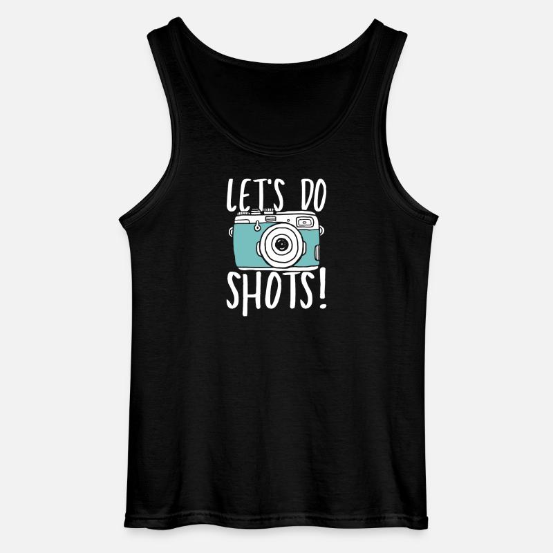 Let s do shots - Gildan Männer Tank Top - Schwarz