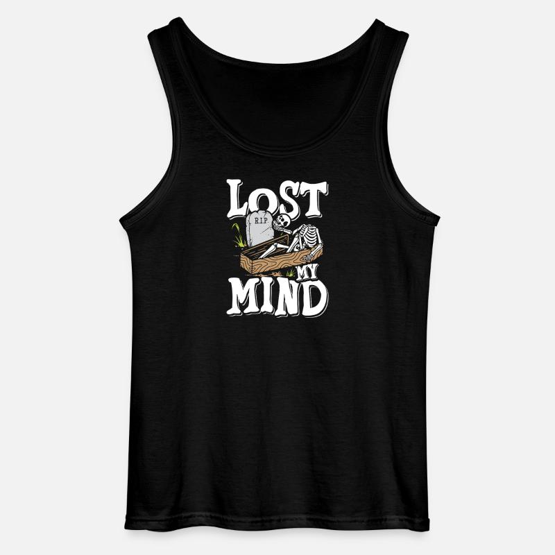 Lost my mind - Gildan Männer Tank Top - Schwarz