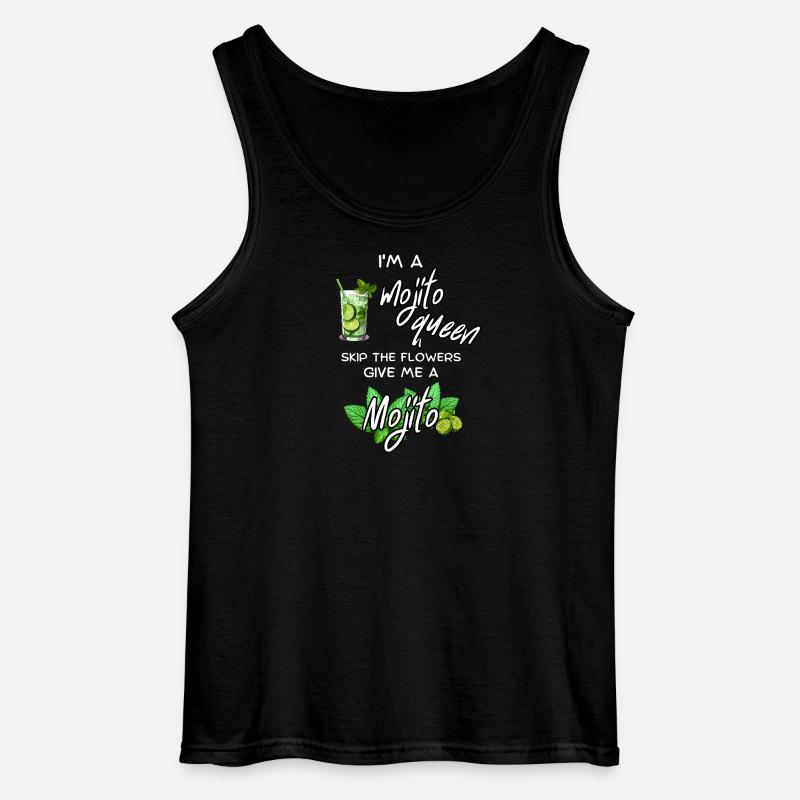 Mojito-Königin - Gildan Männer Tank Top - Schwarz