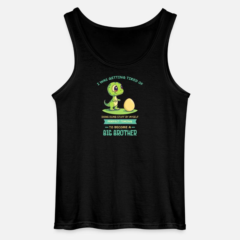 Grumpy Fussy Fetter Text Logo - Gildan Männer Tank Top - Schwarz
