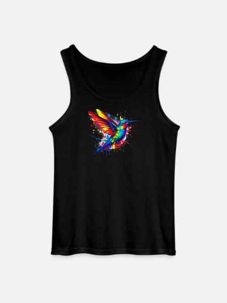 Hummingbird - Gildan Men’s Tank Top - black