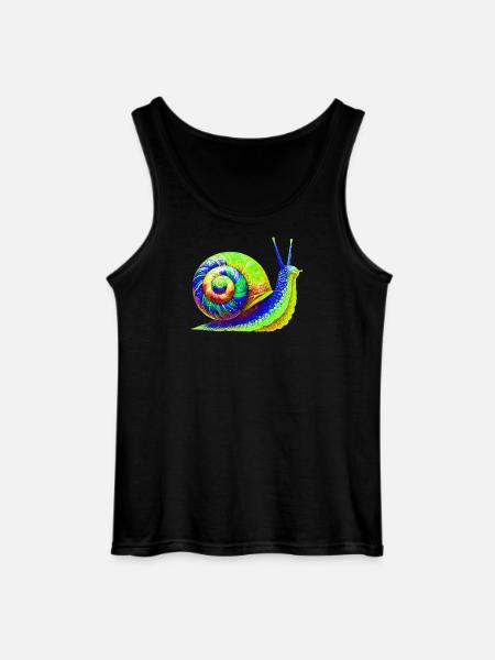 Schnecke - Gildan Männer Tank Top - Schwarz