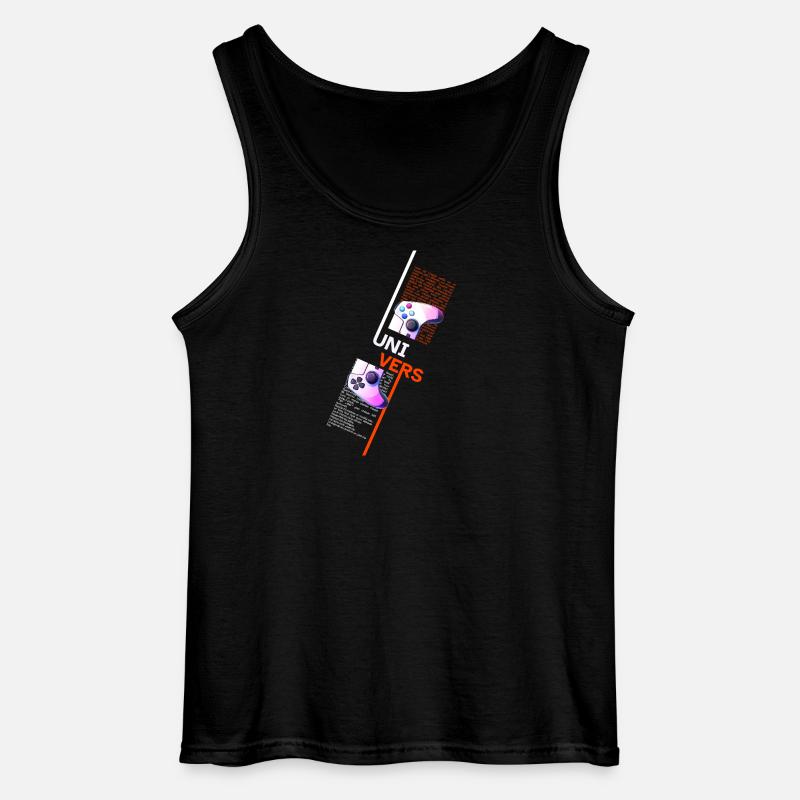Universe Games Fusion Controller - Gildan Männer Tank Top - Schwarz