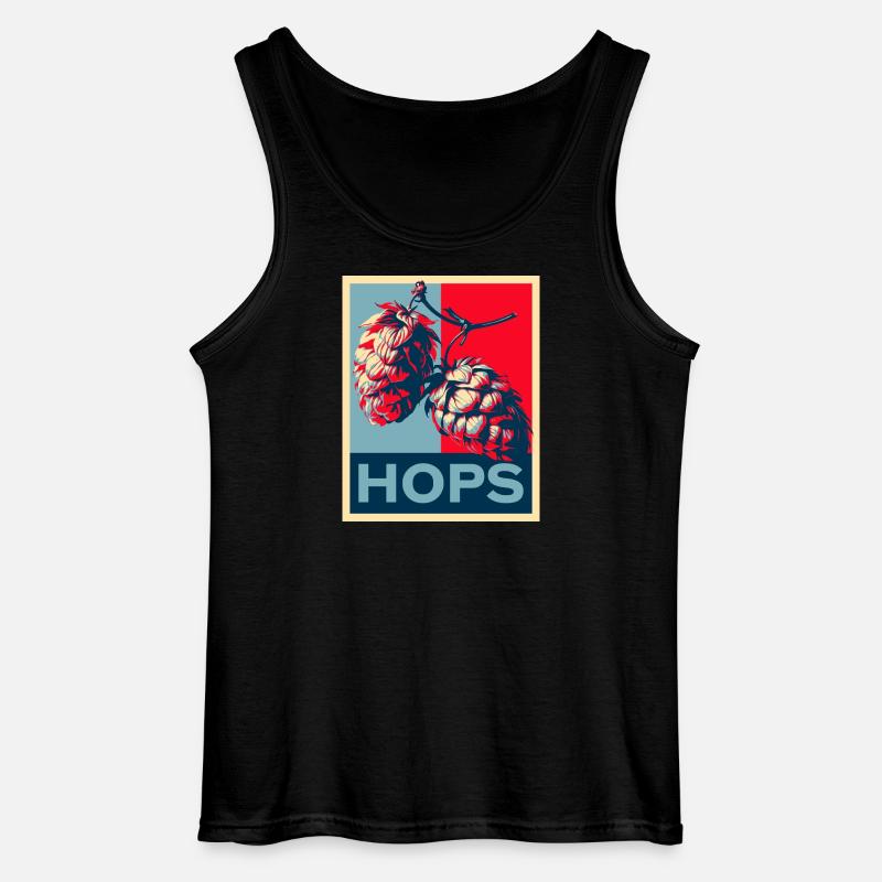 Hops - Gildan Männer Tank Top - Schwarz