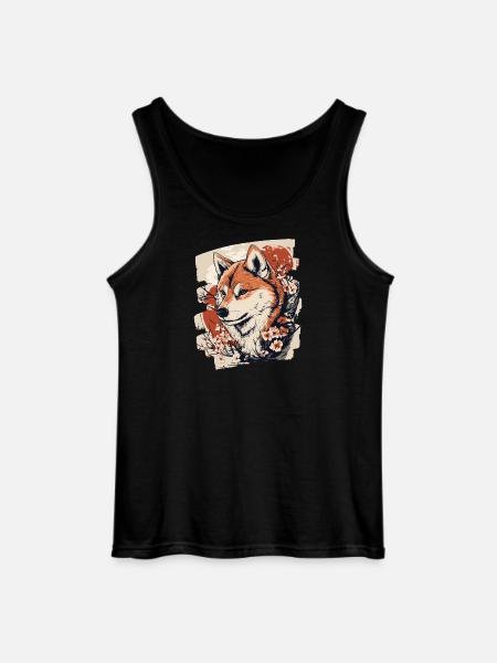 Shiba Inu - Débardeur Gildan Homme - noir