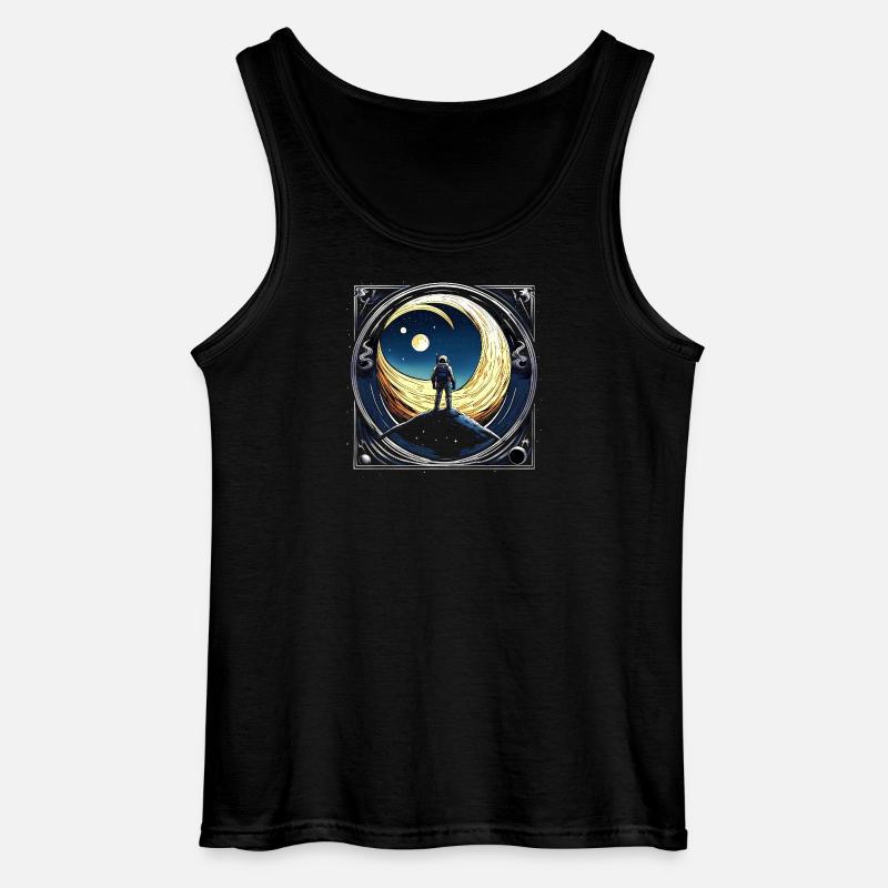 Space_01 - Gildan Männer Tank Top - Schwarz