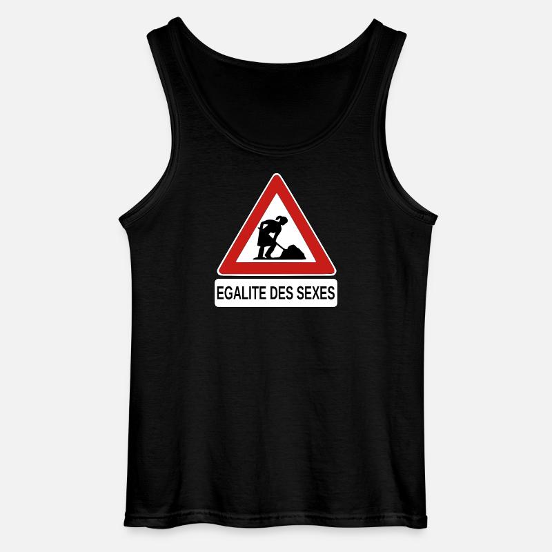 Geschlechtergleichheit - Gildan Männer Tank Top - Schwarz