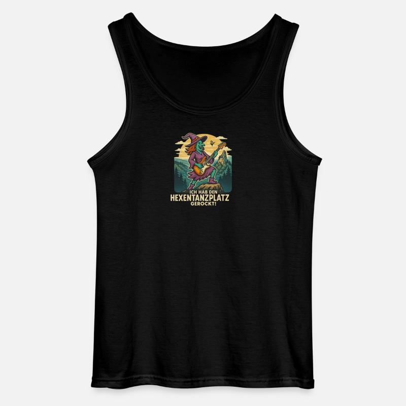 Hexentanz Rock auf Hexentanzplatz - Gildan Männer Tank Top - Schwarz