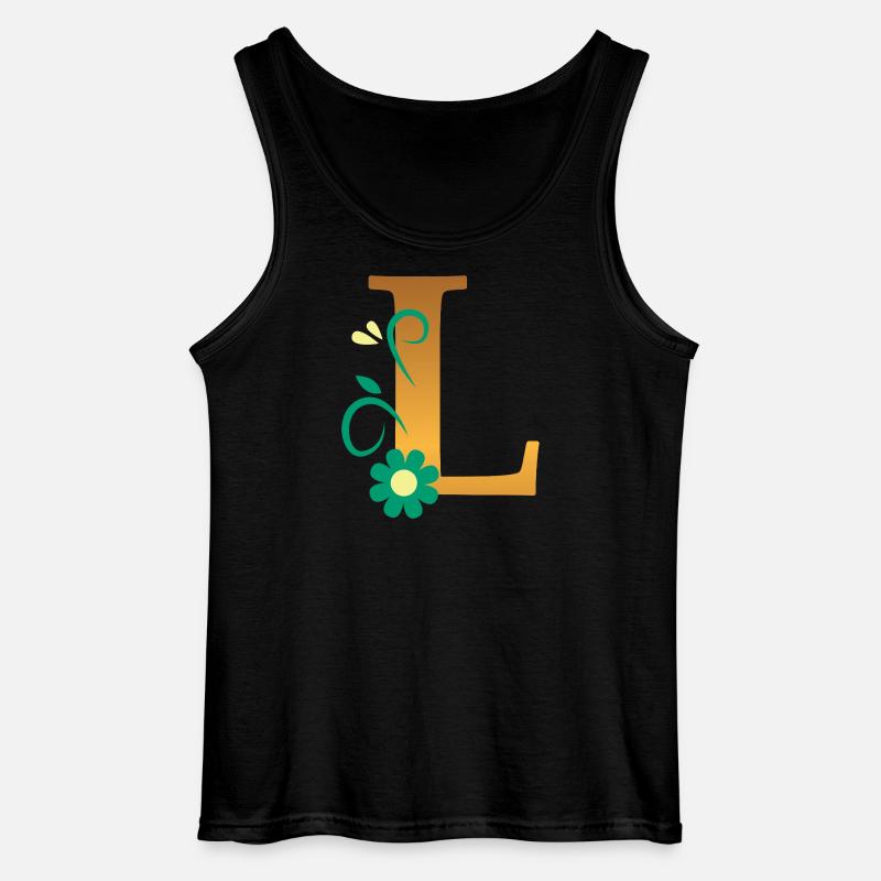 L - Gildan Männer Tank Top - Schwarz
