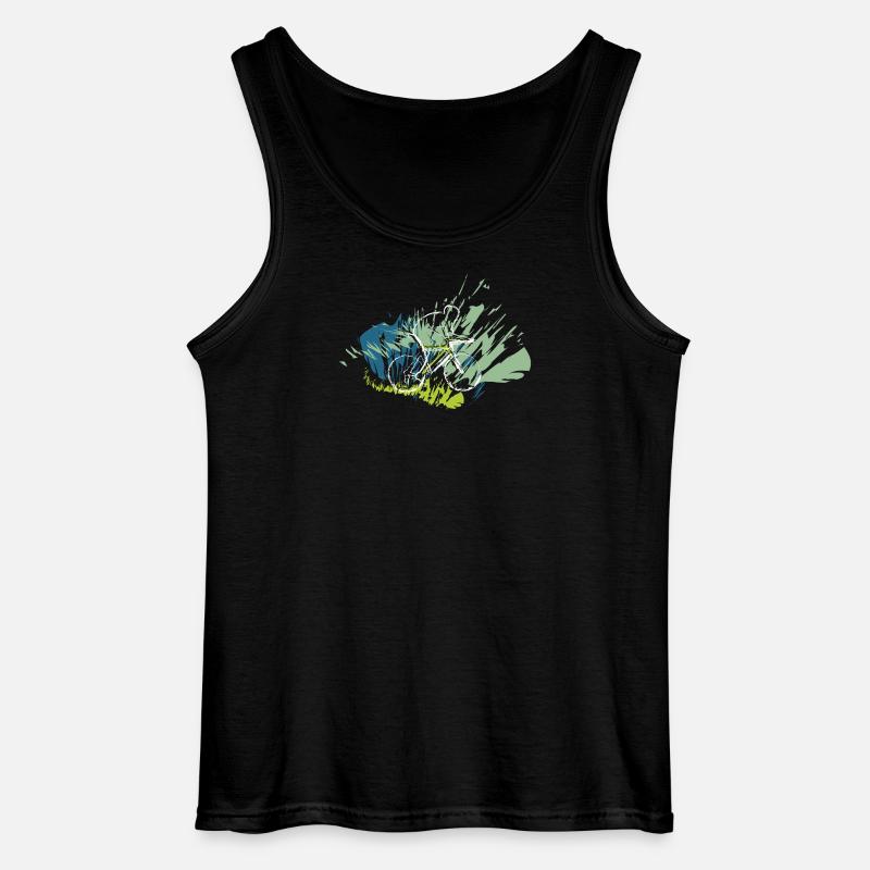 Radfahrer 2025 - Gildan Männer Tank Top - Schwarz