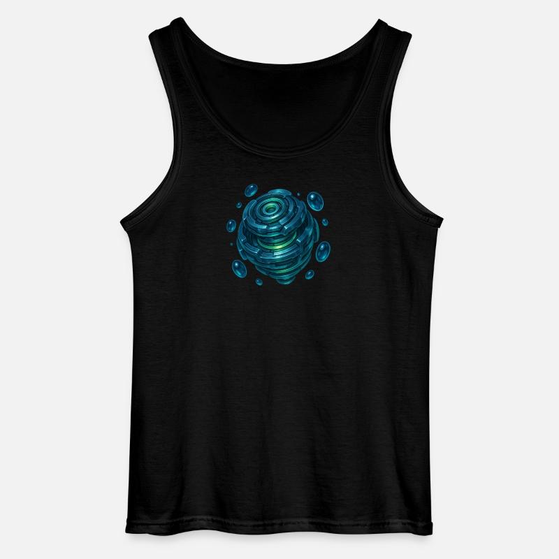 Cyber Sphere Matrix - Gildan Männer Tank Top - Schwarz