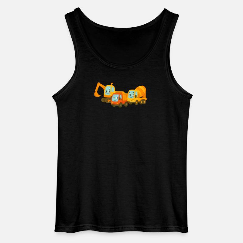 Baustelle - Gildan Männer Tank Top - Schwarz
