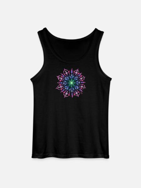 Mandala Liebe - Gildan Männer Tank Top - Schwarz