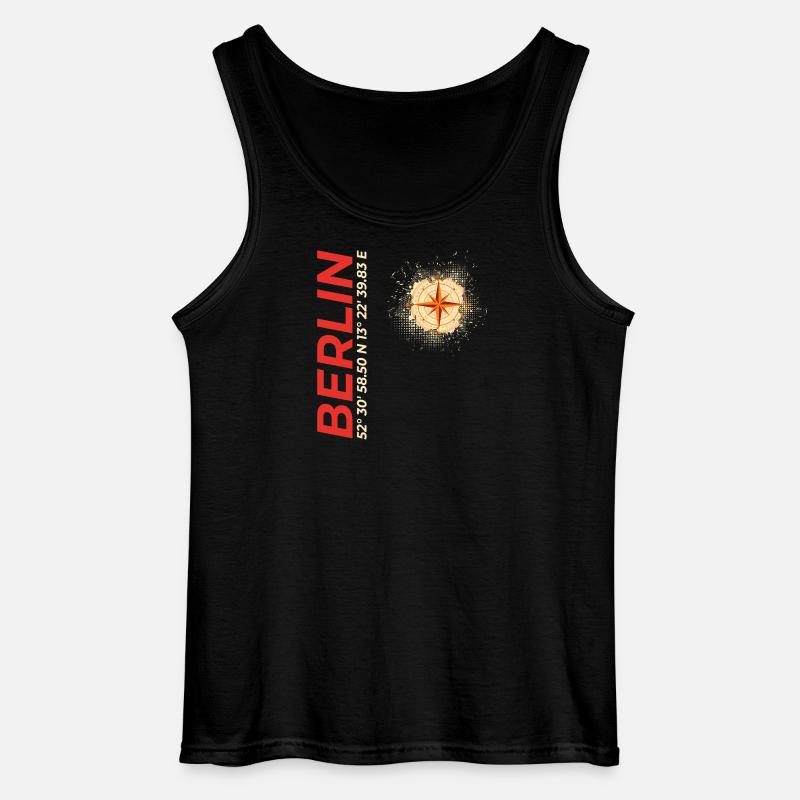 Berlin - Gildan Männer Tank Top - Schwarz