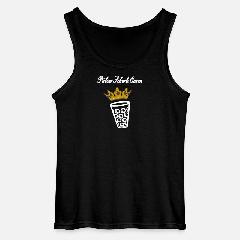 Pälzer Schorle Queen - Gildan Männer Tank Top - Schwarz