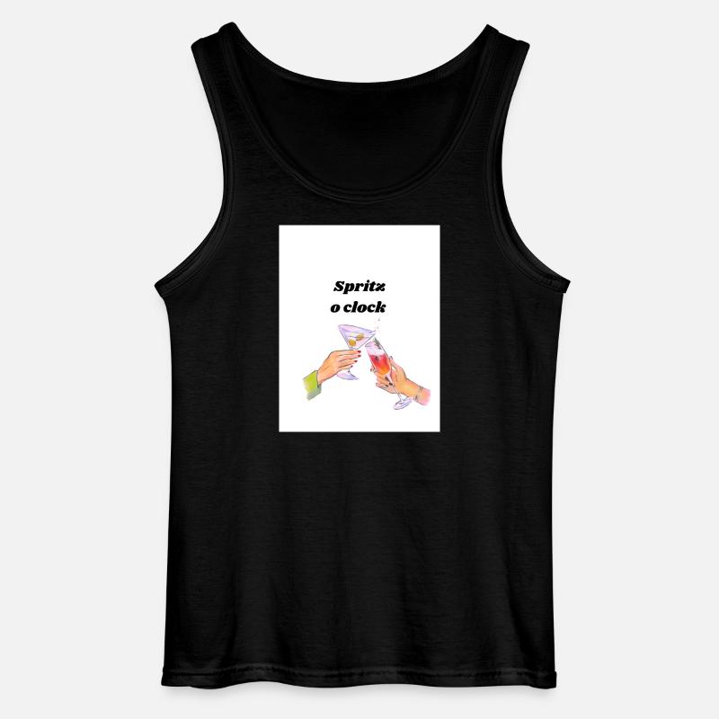 Spritz o clock  - Gildan Männer Tank Top - Schwarz