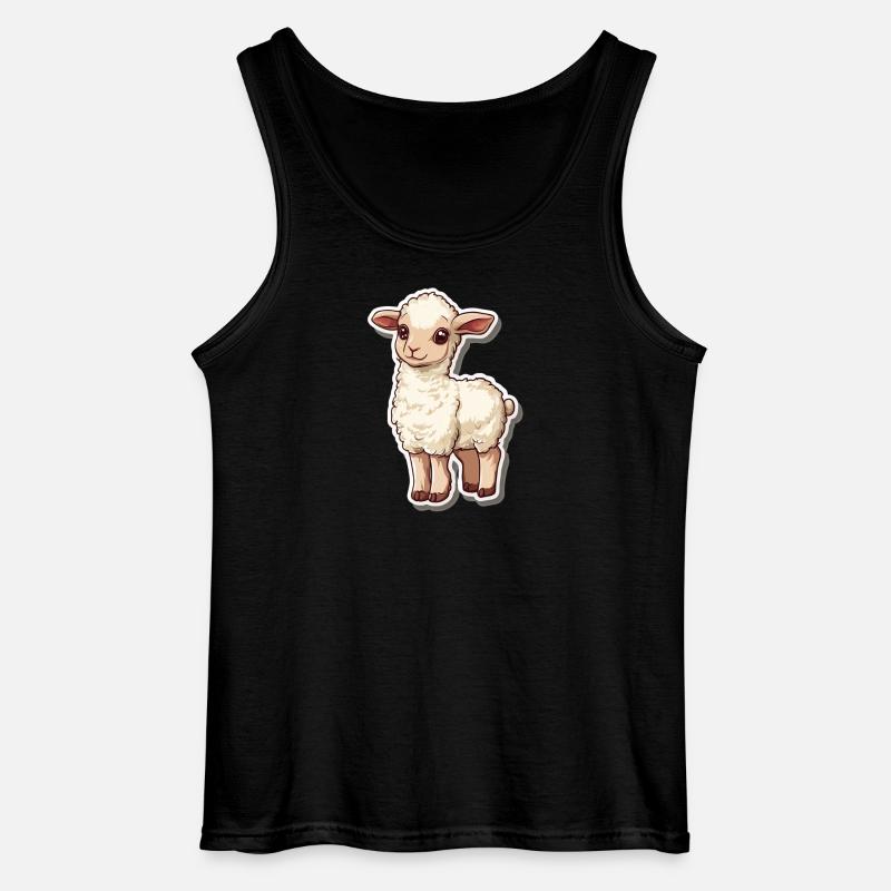 Schaf - Gildan Männer Tank Top - Schwarz