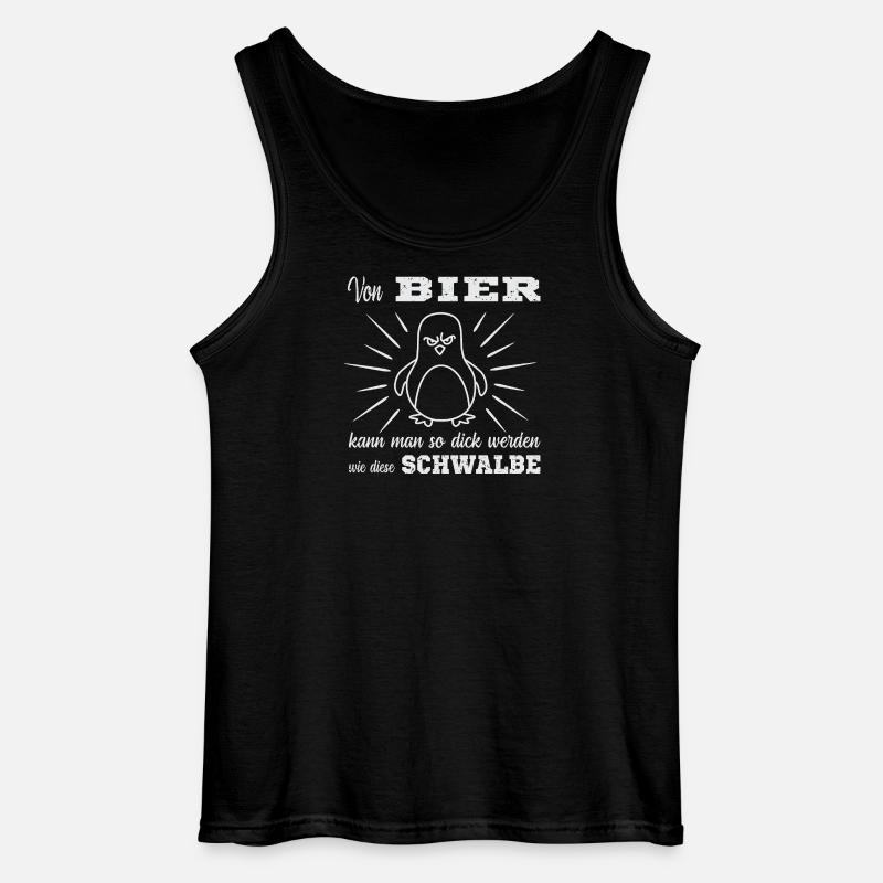 Bier Spruch - Gildan Männer Tank Top - Schwarz