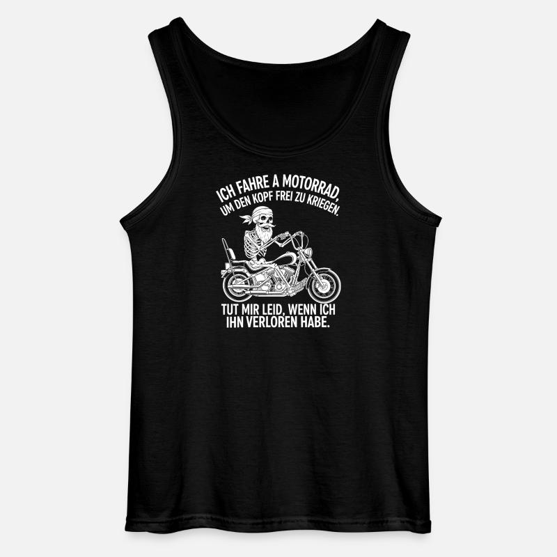 Kopf frei - Gildan Männer Tank Top - Schwarz