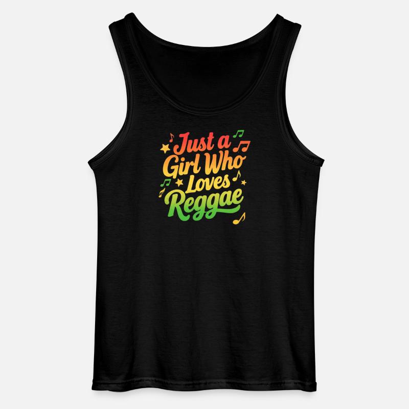 Girl Power Reggae Style - Gildan Männer Tank Top - Schwarz