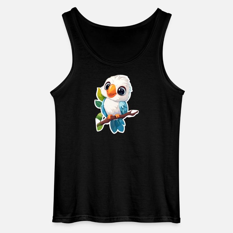 Kakadu - Gildan Männer Tank Top - Schwarz