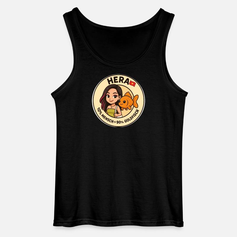 Hera - Gildan Männer Tank Top - Schwarz
