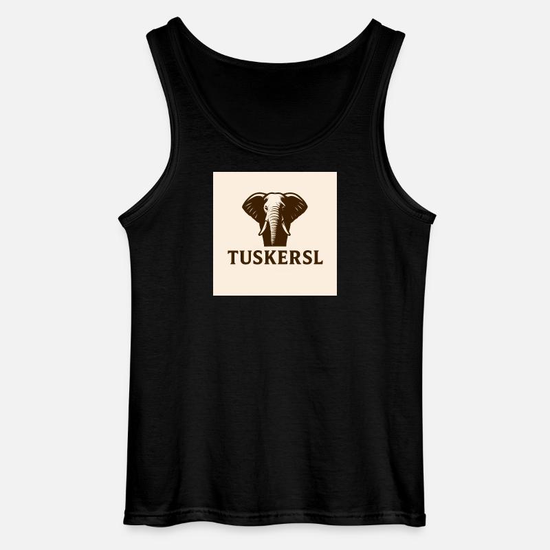 Stoßzähne - Gildan Männer Tank Top - Schwarz